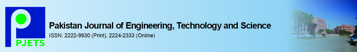 Pakistan Journal of Engineering, Technology and Science